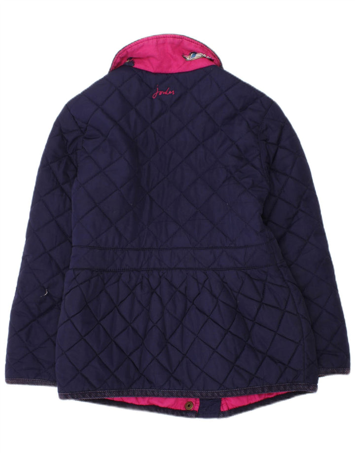 Giacca trapuntata per ragazze Joules 3-4 anni in poliestere blu navy