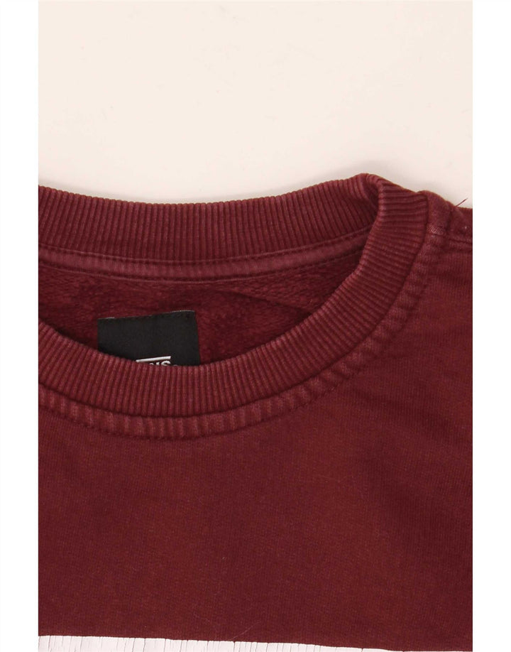 Felpa grafica da uomo di Vans, maglione medio bordeaux