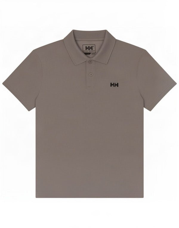 Polo da uomo Helly Hansen piccola in nylon grigio