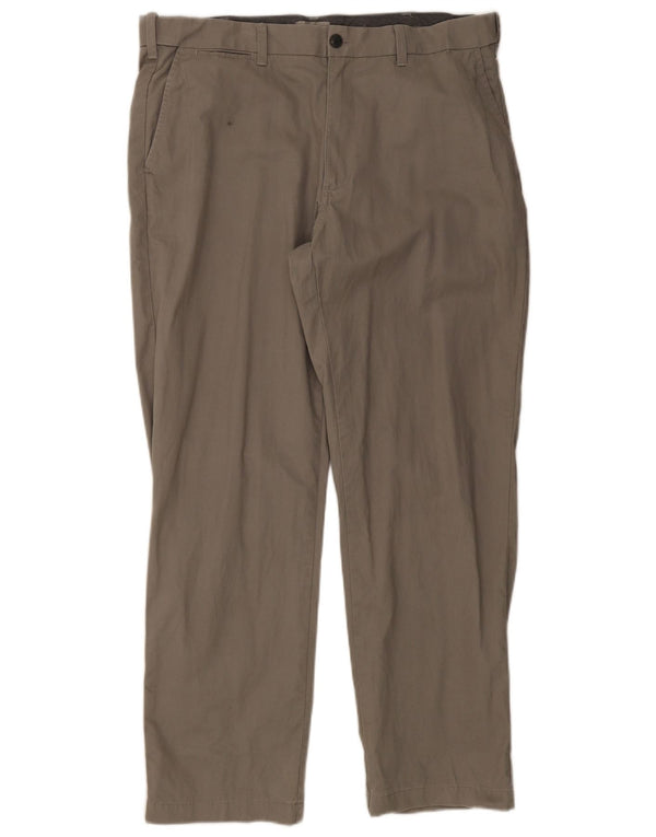 Pantaloni chino vestibilità regolare da uomo Marks & Spencer W36 L30 Grigi