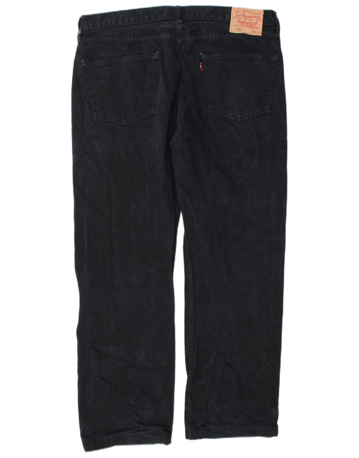 Levi's Uomo 501 Jeans dritti W38 L30 Blu Navy