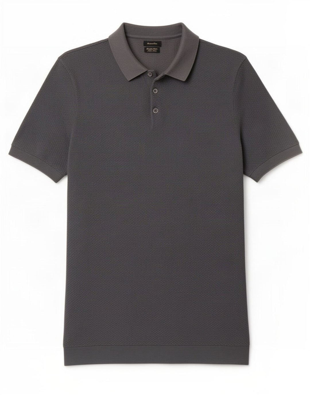 Polo Uomo Massimo Dutti Cotone Grigio Medio