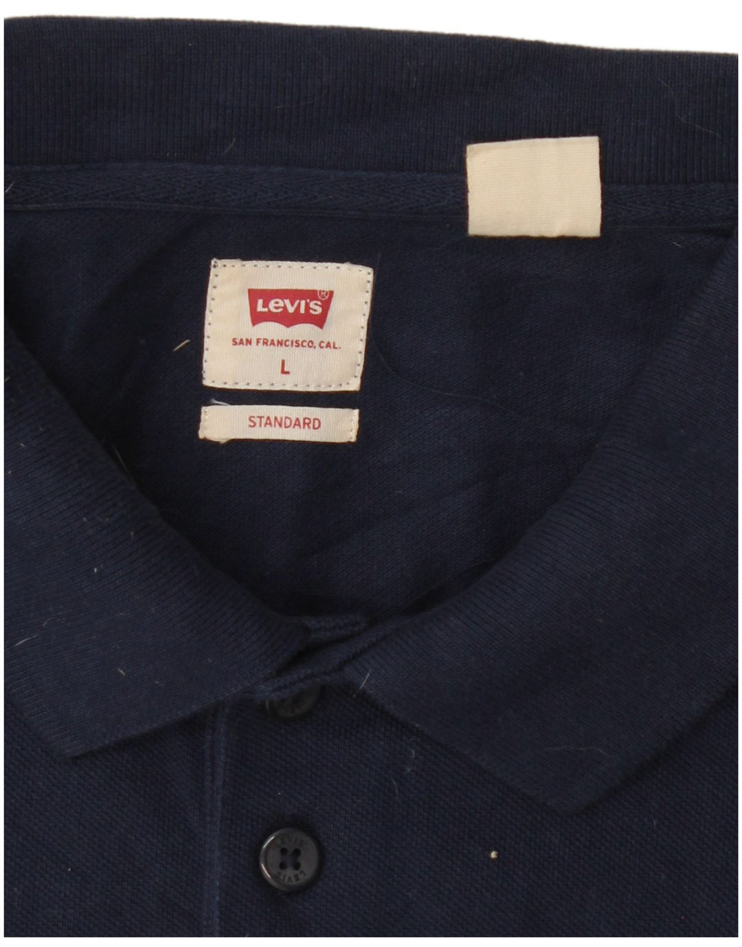 Polo Levi's da uomo vestibilità standard, taglia grande, in cotone blu navy