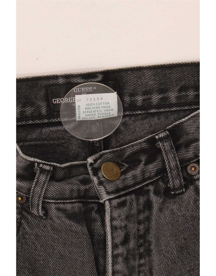Jeans affusolati da donna Guess W29 L24 cotone nero