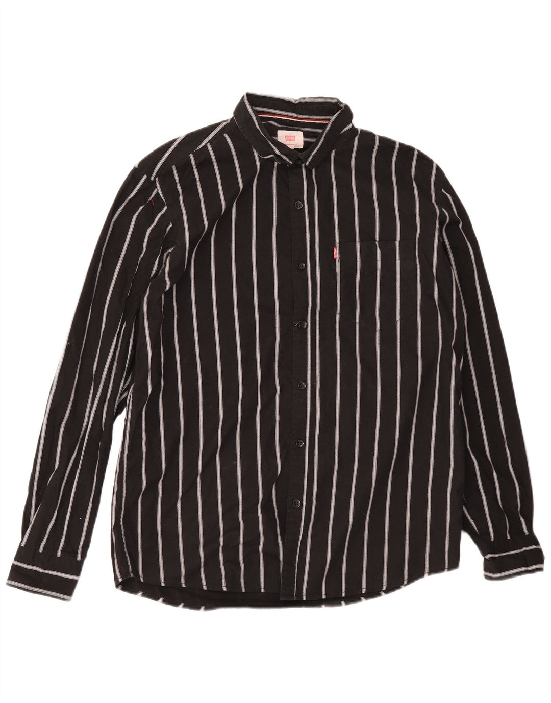 Camicia Levi's da uomo slim fit 2XL a righe nere