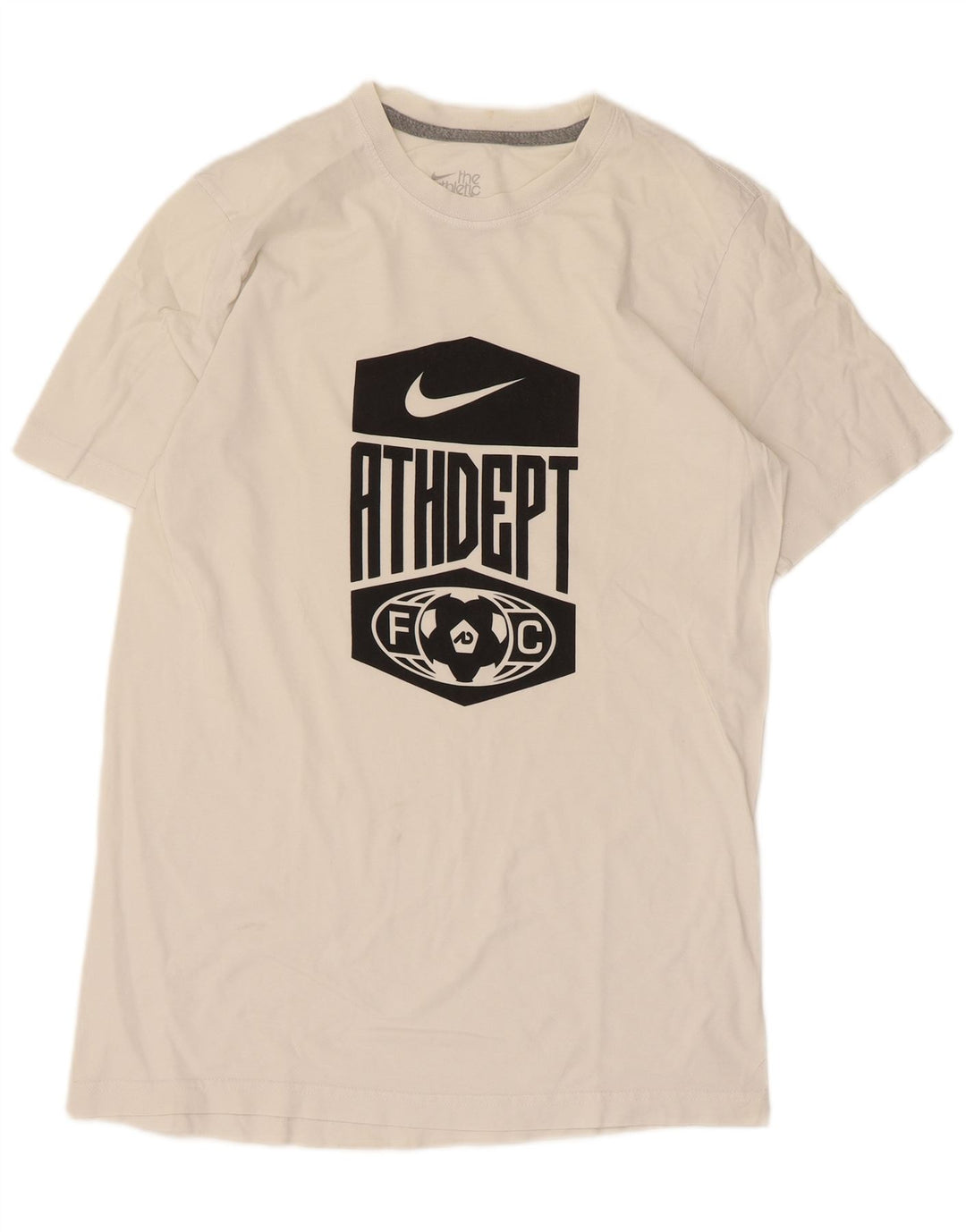 T-shirt grafica da uomo Nike Standard Fit UK 38/40 medio bianco