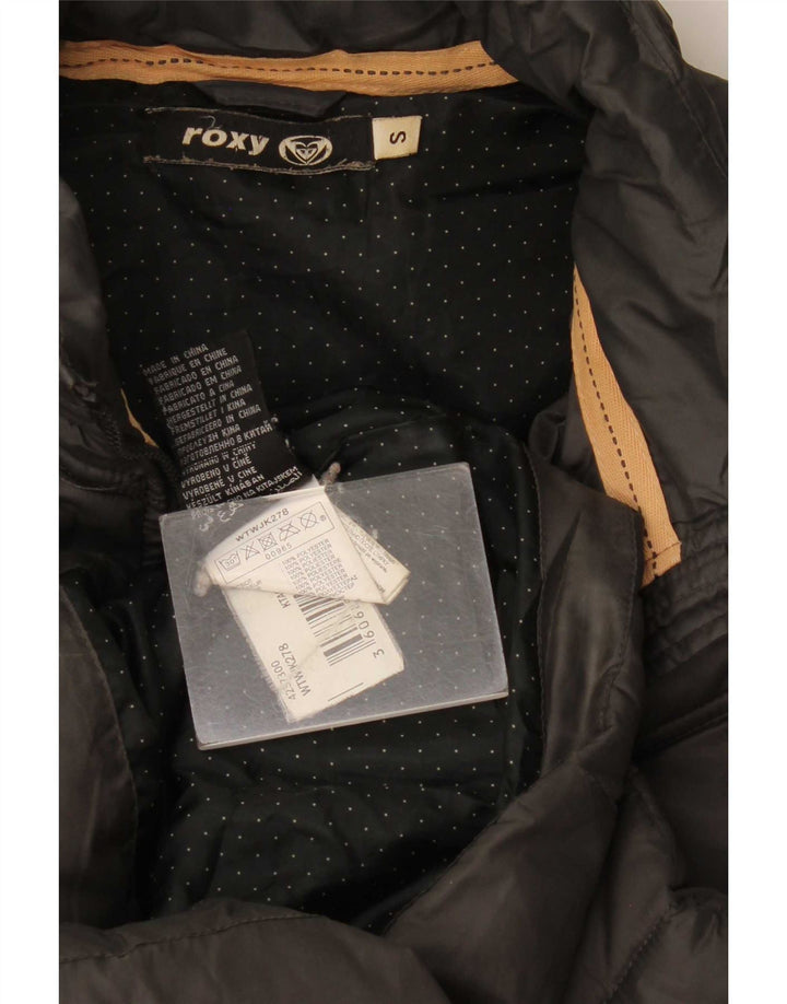 Giacca imbottita da donna Roxy UK 10 Small Poliestere grigio