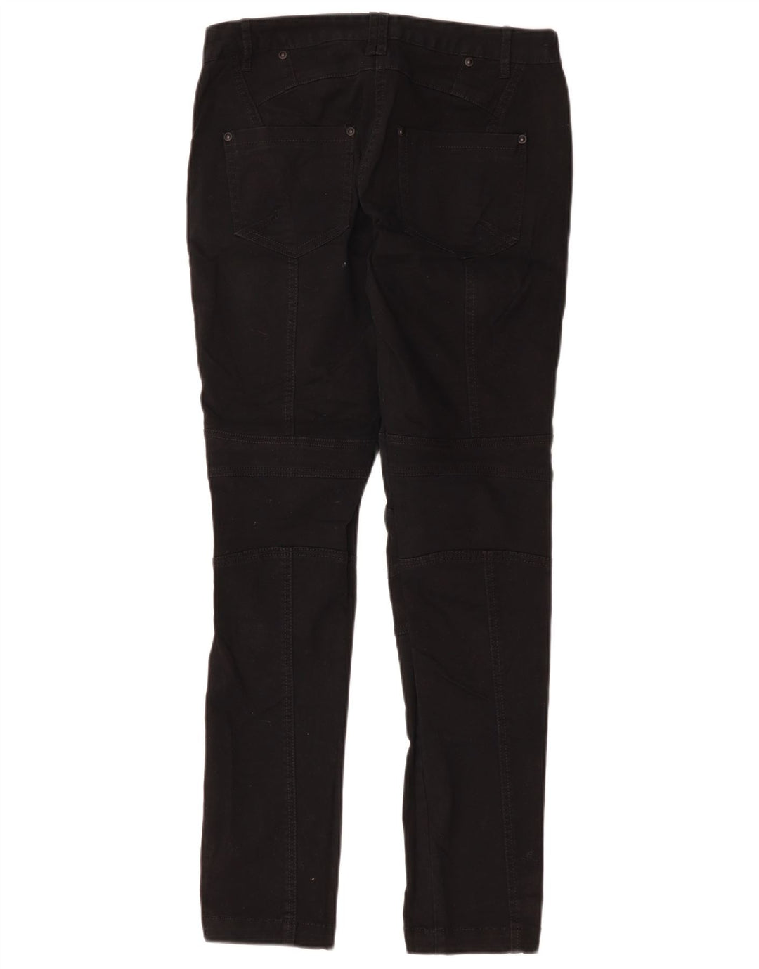 Jeans slim da donna Marks & Spencer UK 10 piccoli W30 L30 cotone nero