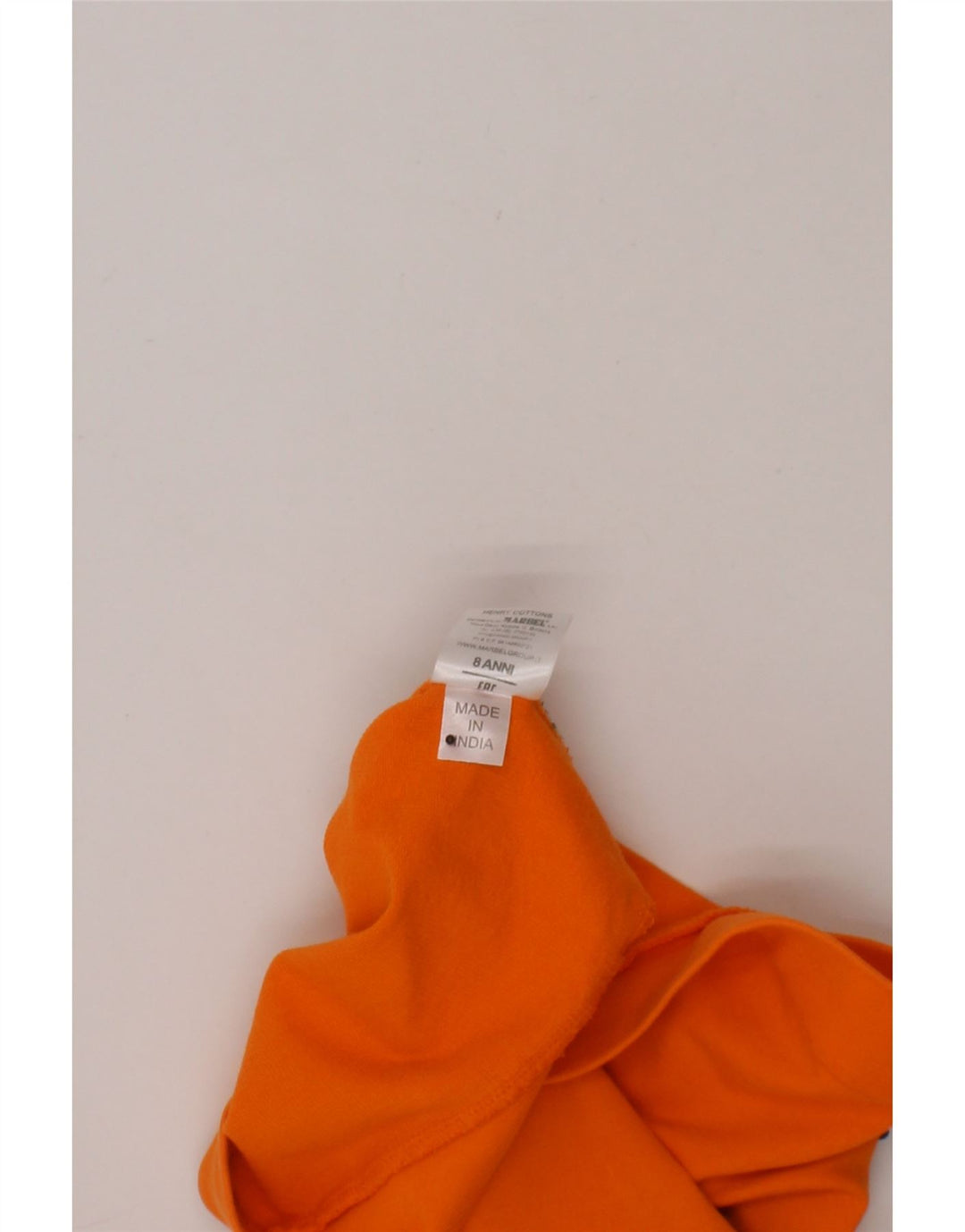 HENRY COTTONS Boys Graphic Sweatshirt Jumper 7-8 Years Orange Cotton Vintage Henry Cottons and Second-Hand Henry Cottons from Messina Hembry 