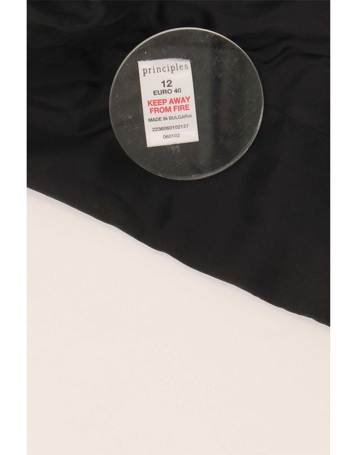 Principles Cappotto da donna UK 12 Lana screziata grigio medio