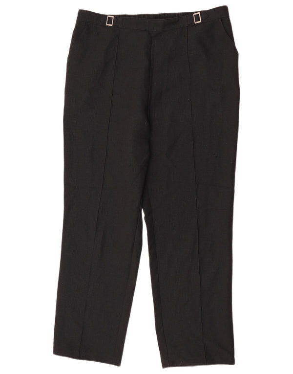 Pantaloni casual affusolati da donna Marks & Spencer UK 16 Large W34 L29 Neri