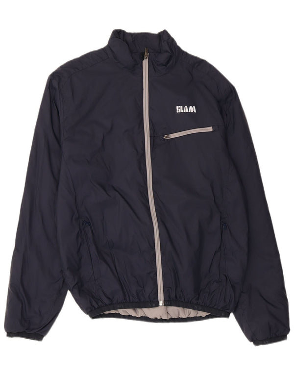 Giubbotto bomber da donna Slam UK 16 Large blu navy in poliammide