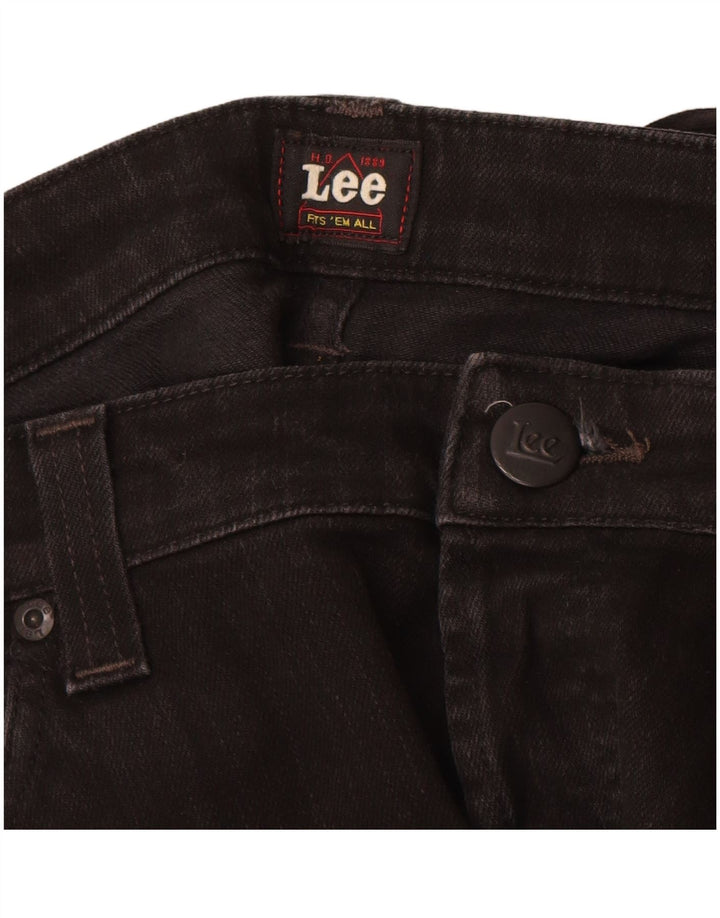 Jeans dritti Lee Powell da uomo W38 L36 cotone nero