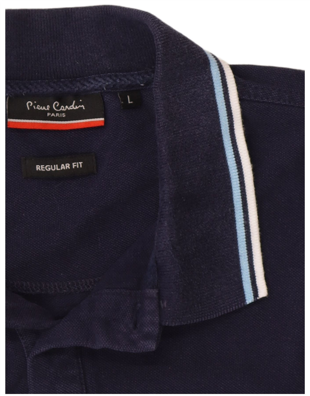 Polo da uomo vestibilità regolare Pierre Cardin grande blu navy