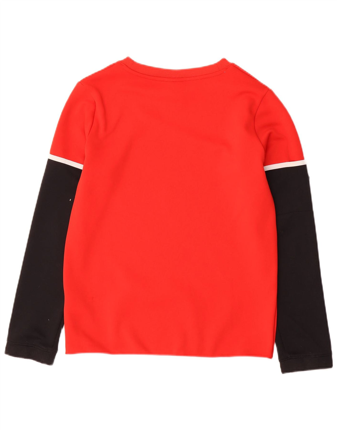 Top grafico NIKE da ragazzo a maniche lunghe 12-13 anni Large rosso color block