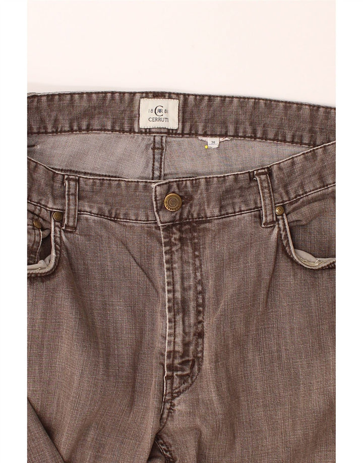 CERRUTI 1881 Mens Straight Jeans W36 L28 Brown Vintage Cerruti 1881 and Second-Hand Cerruti 1881 from Messina Hembry 