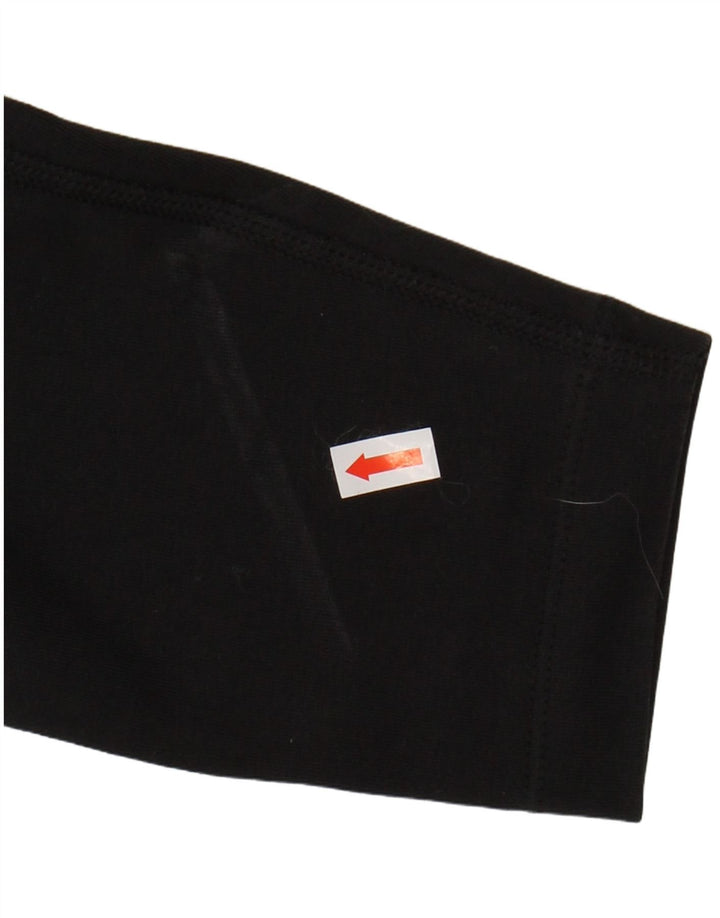 Leggings grafici da donna NIKE UK 8 piccoli in cotone nero