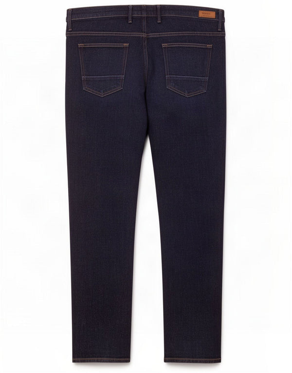 Massimo Dutti Jeans slim da uomo EU 44 Large W34 L31 Blu navy Cotone