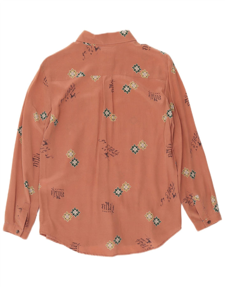 Camicetta da donna con motivo astratto Attic And Barn EU 40 Seta rosa media