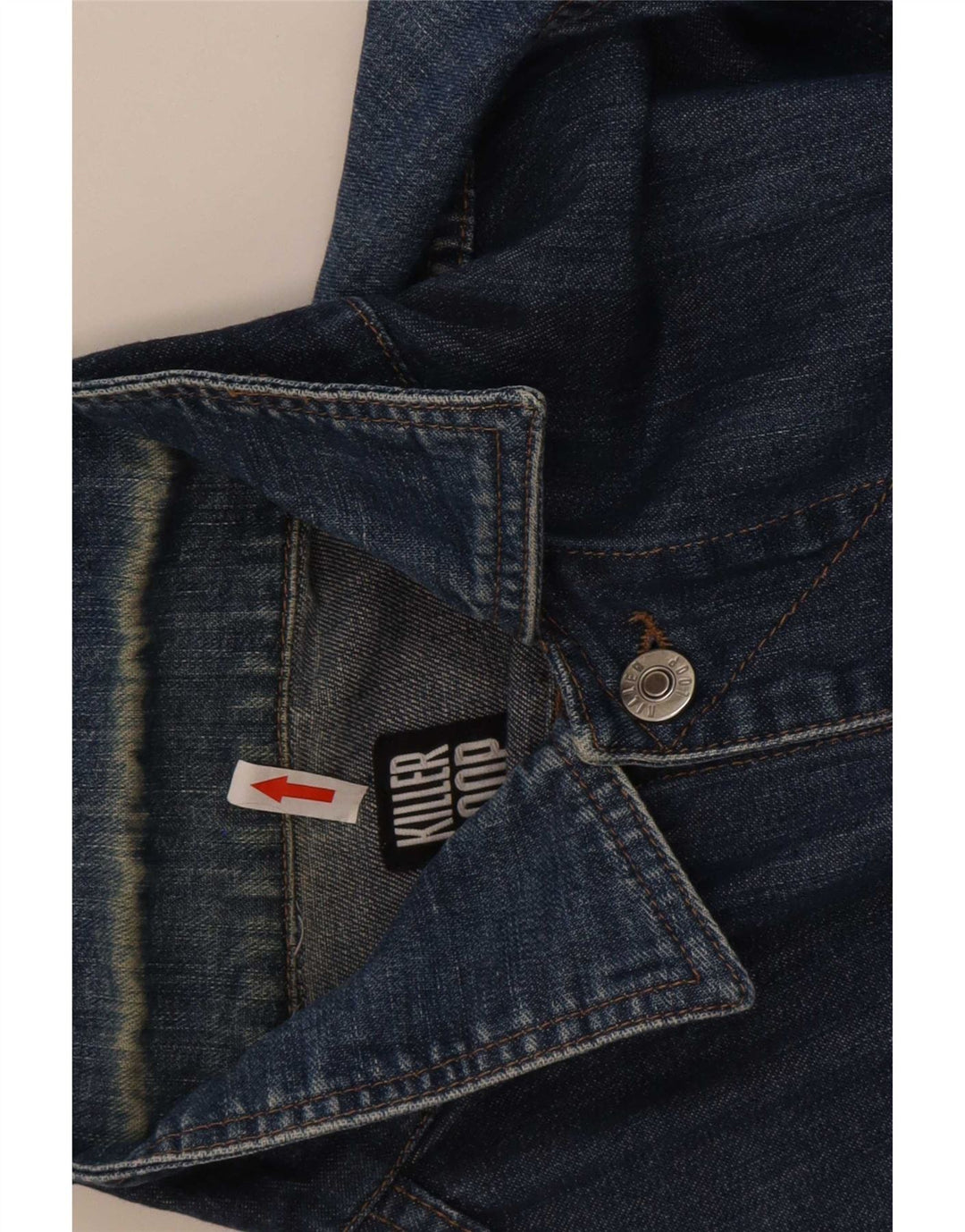 Giacca di jeans da uomo Killer Loop UK 36 piccola in cotone blu