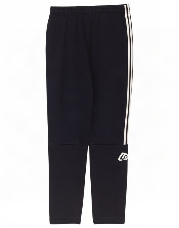 Pantaloni da tuta grafica da uomo Adidas Large in cotone blu navy