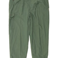 Pantaloni cargo da uomo con pegging SCHOFFEL W42 L28 cotone verde