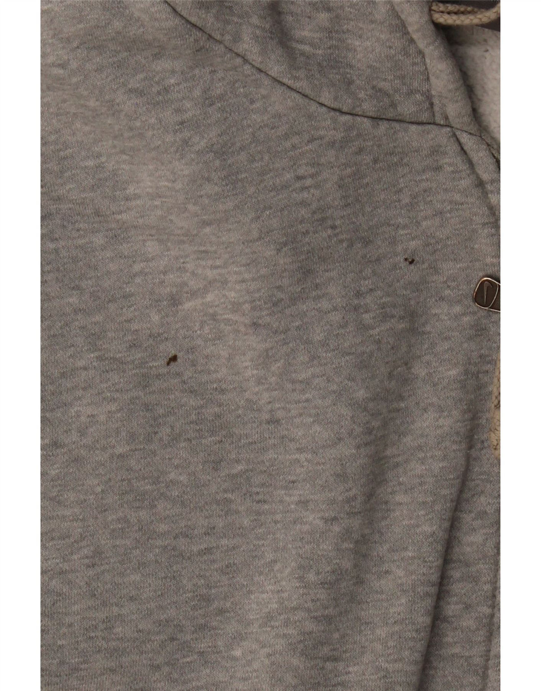 Felpa con cappuccio e zip NIKE da uomo XL in cotone grigio