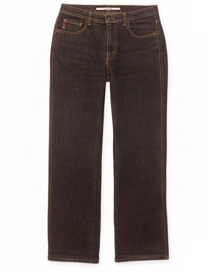 Jeans Bootcut da donna Guess W27 L31 cotone nero