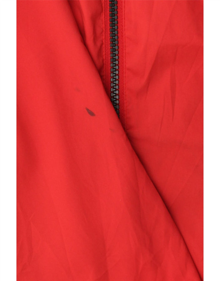 Giacca antipioggia da uomo Adidas Clima Proof UK 42 XL Poliestere color block rosso