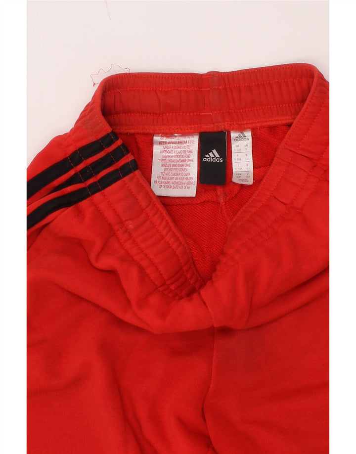 Pantaloncini sportivi Adidas Graphic da ragazzo 9-10 anni rossi