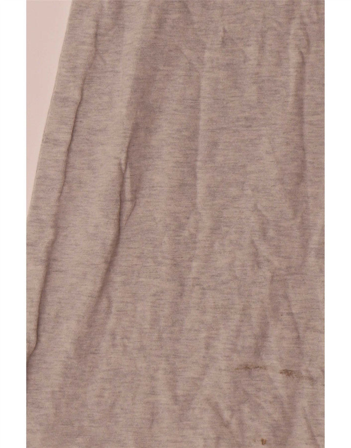 Guess T-shirt grafica da uomo Top grande in cotone chiazzato grigio