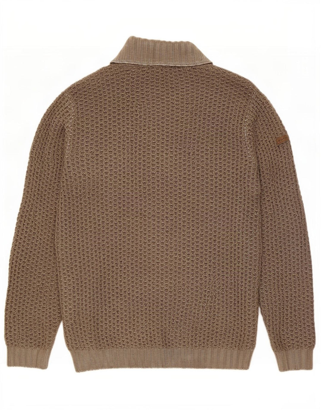 Trussardi Jeans Uomo Maglione Dolcevita Maglione Grande Lana Kaki