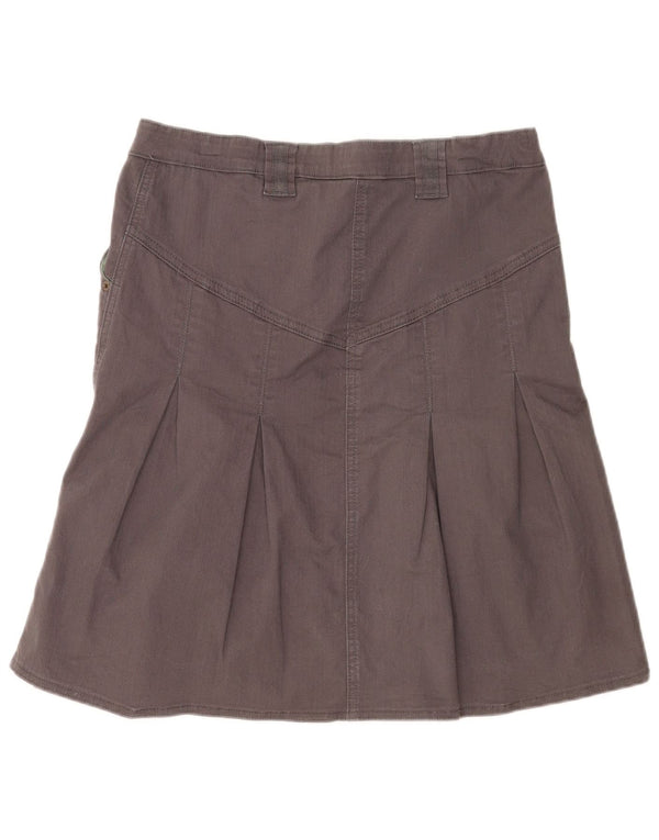 Gonna a trapezio da donna Benetton piccola W32 in cotone grigio