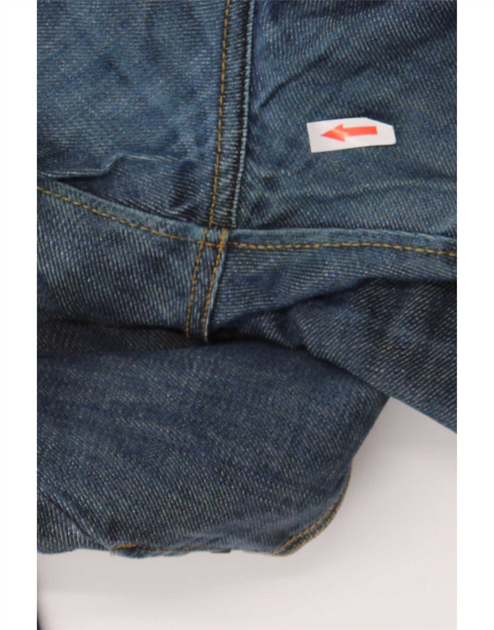 Jeans dritti da uomo Datch W38 L33 in cotone blu