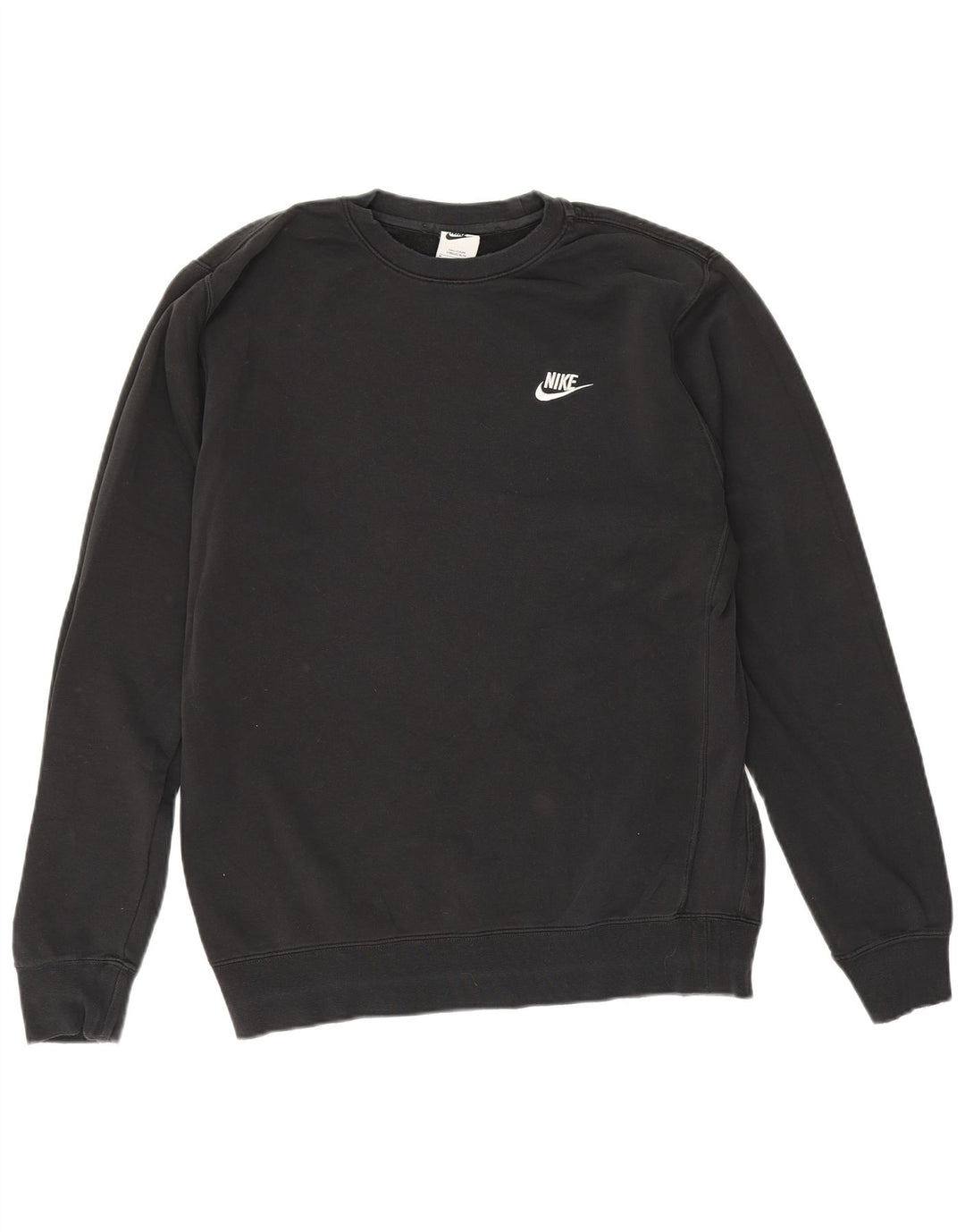 Felpa Nike Uomo Maglia Media Cotone Nero