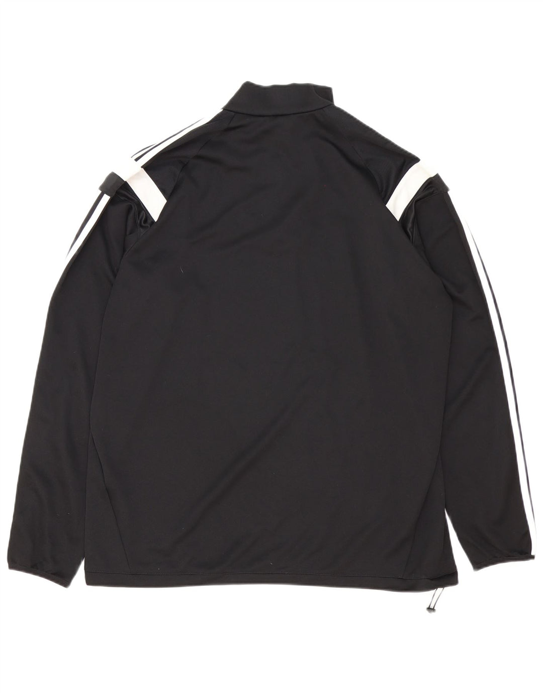Adidas Uomo Climacool Zip Neck Pullover Tuta Top XL Nero Colourblock
