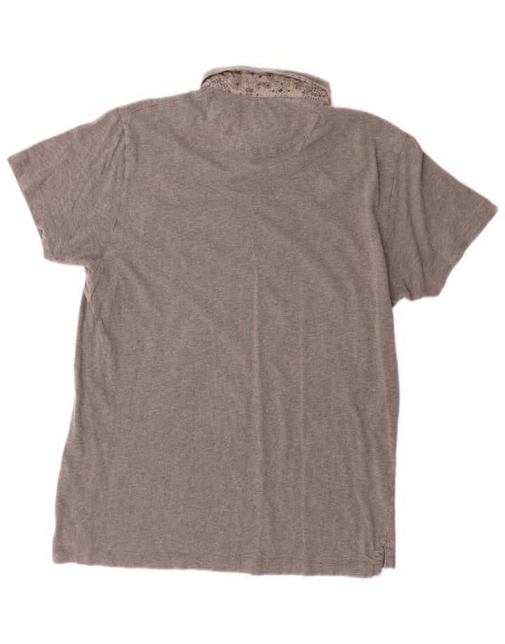 Polo da uomo Woolrich XL in cotone grigio