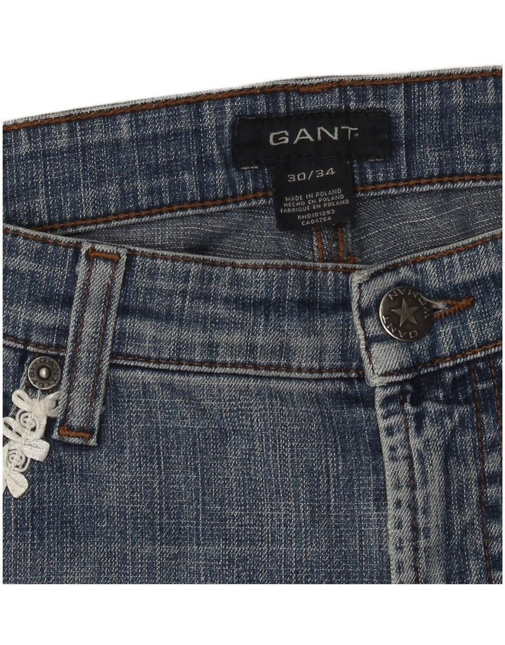 Jeans dritti da donna Gant W30 L28 cotone blu