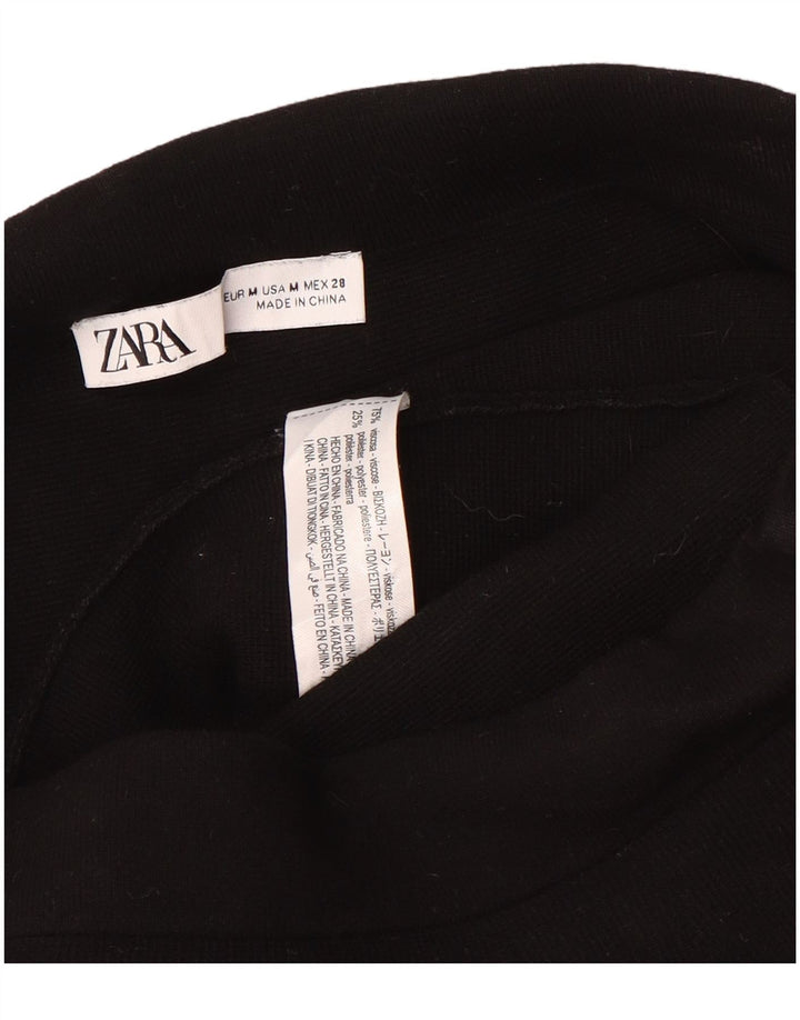 Minigonna peplo da donna Zara media W28 viscosa nera