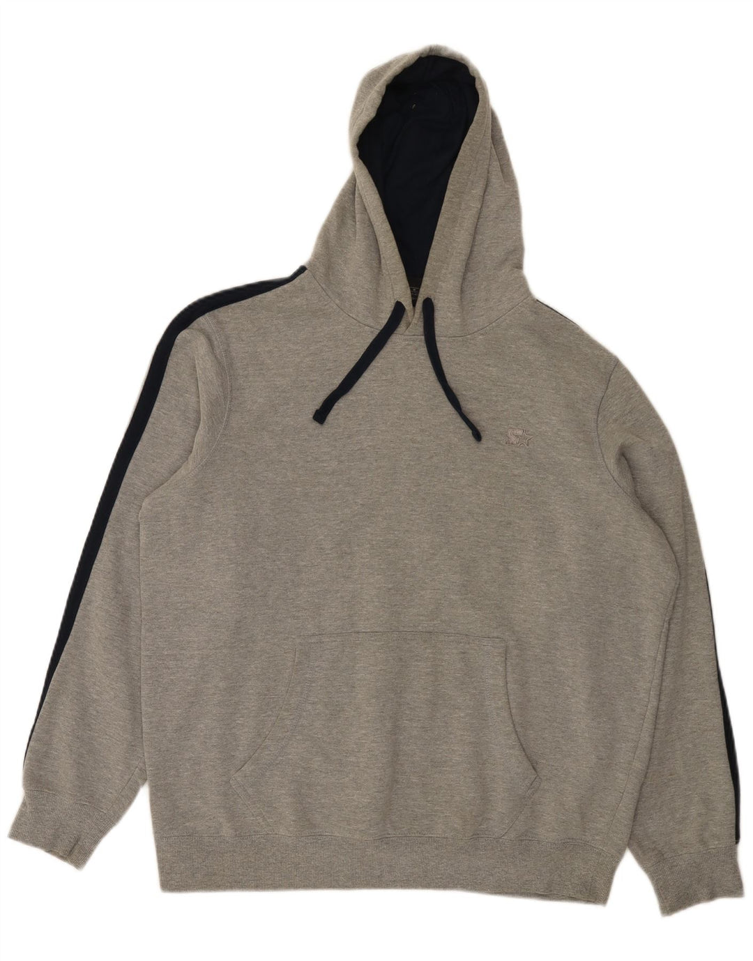 Maglione con cappuccio da uomo Starter in cotone grigio medio