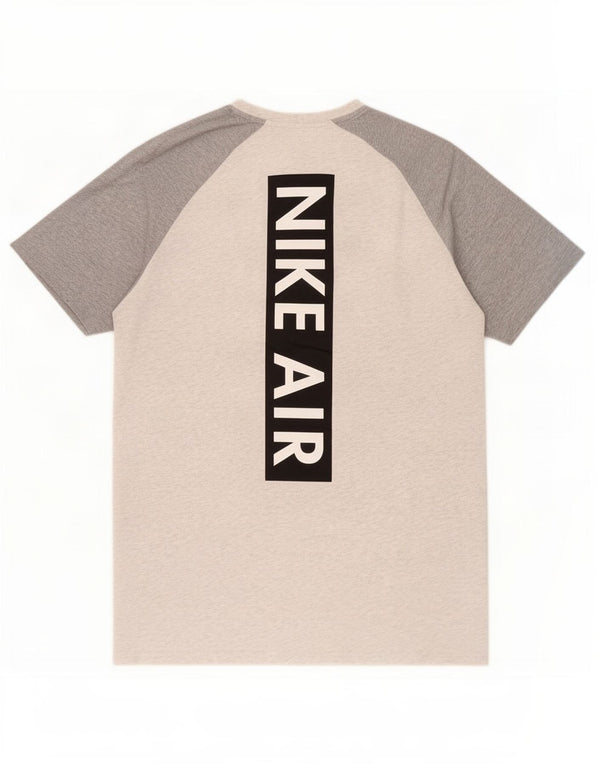 T-shirt grafica da uomo Nike Top grigio medio color block