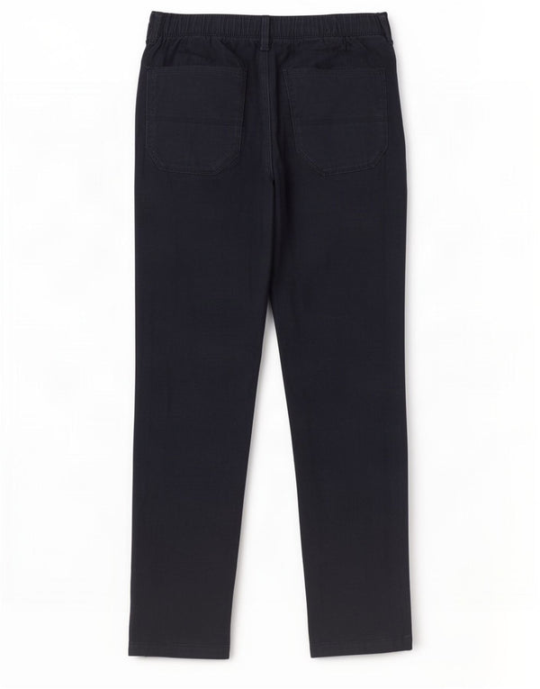 Pantaloni corti slim da donna Marks & Spencer UK 14 Large W36 L26 Blu navy