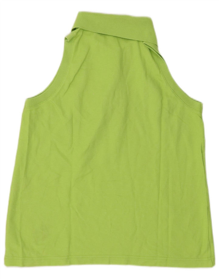 Polo smanicata donna Fila IT 42 Cotone Verde Medio
