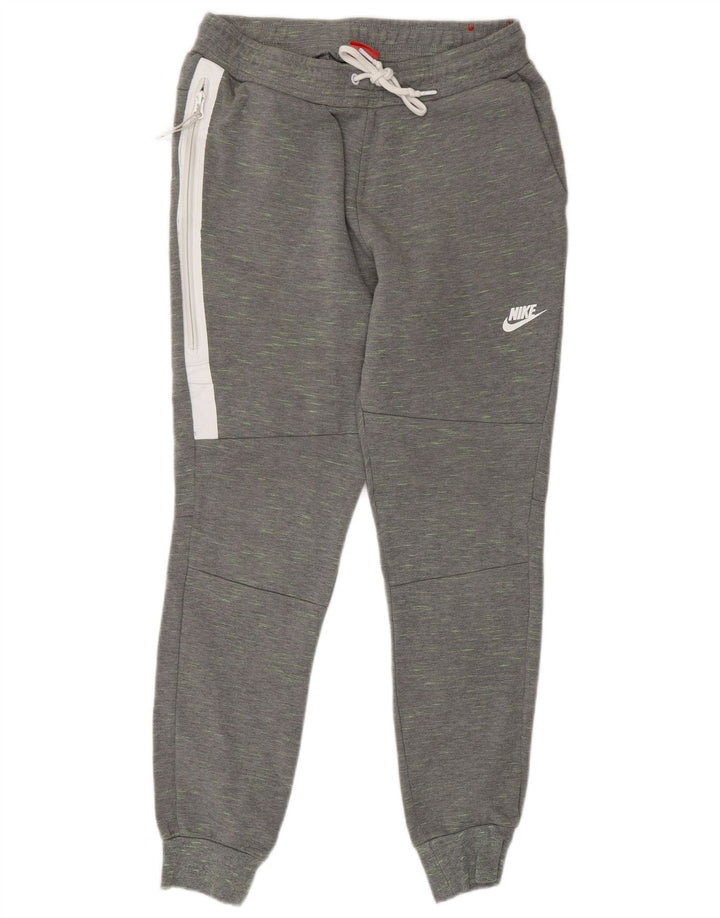 Pantaloni da tuta da uomo Nike Joggers piccoli in cotone chiazzato grigio