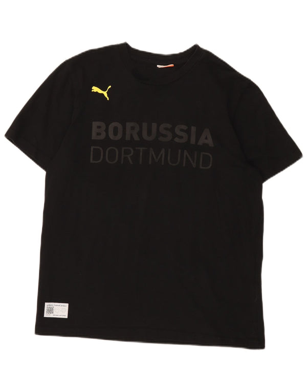 T-shirt grafica Puma da donna Borussia Dortmund UK 12 media nera