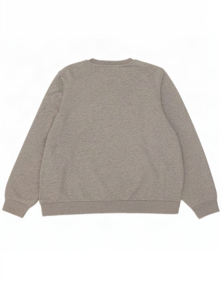 Felpa da donna Marks & Spencer UK 20 2XL Cotone chiazzato grigio