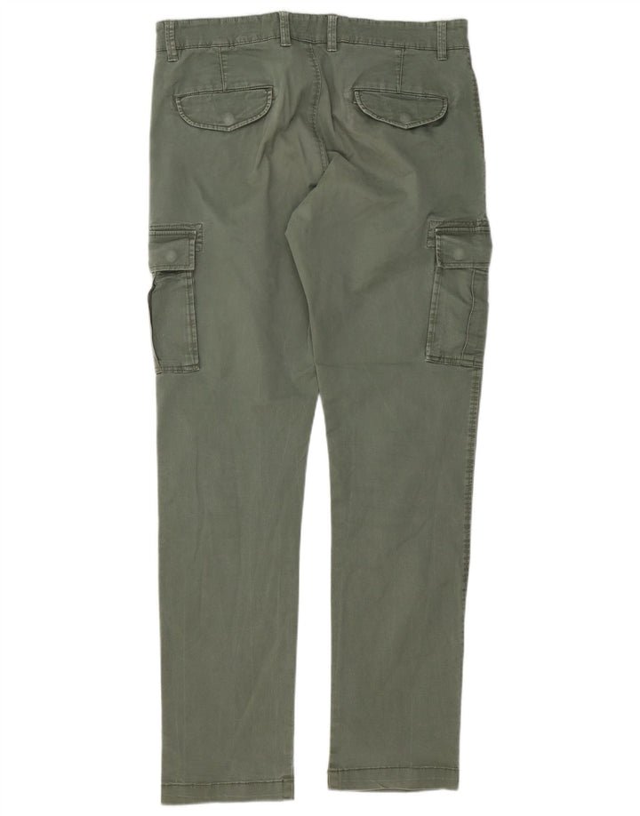 Pantaloni cargo slim da uomo OVS IT 48 Medium W34 L33 Cotone verde