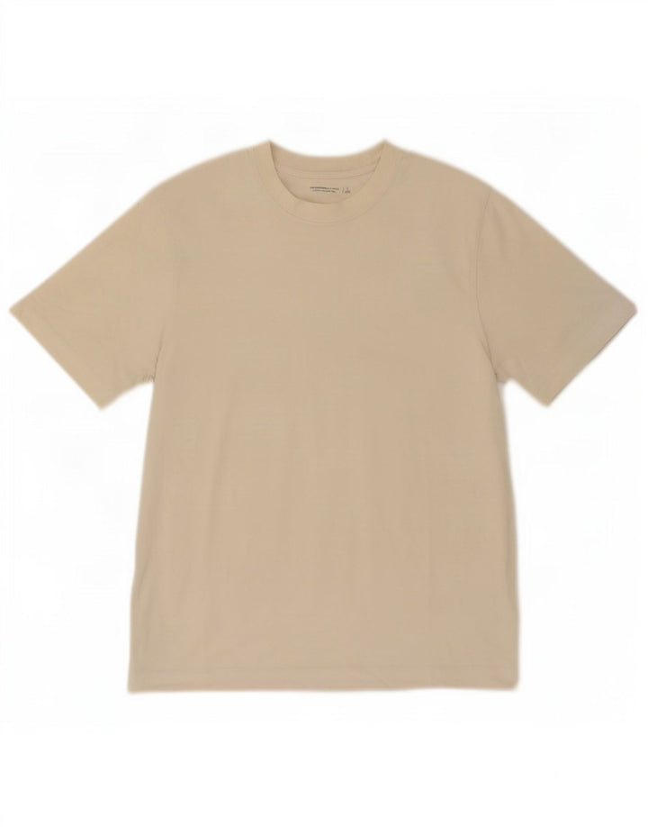 T-shirt da uomo Abercrombie & Fitch grande beige