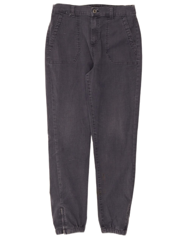 Pantaloni chino da uomo Marks & Spencer Joggers UK 12 Medium W28 L28 Blu Navy