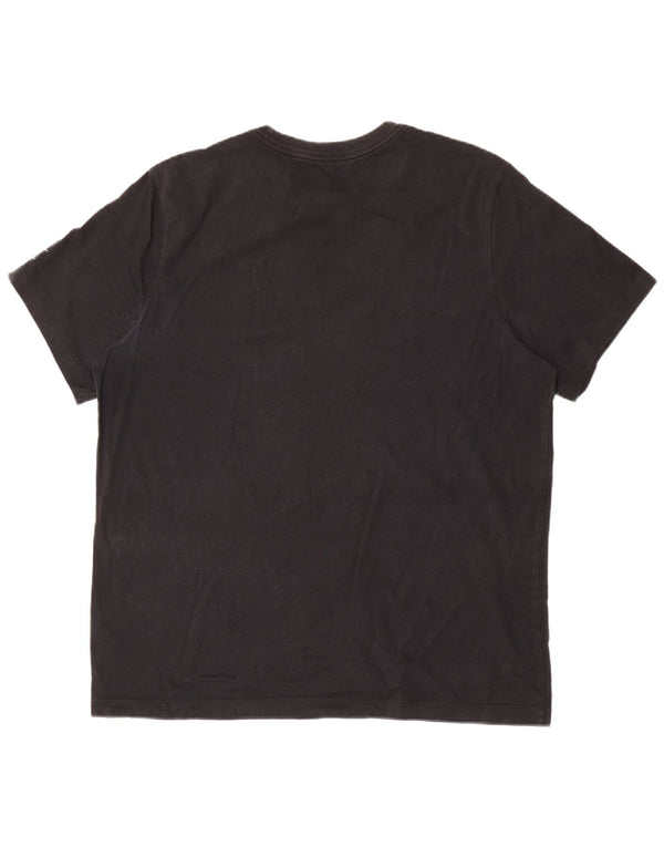 T-shirt grafica Nike Swoosh da uomo XL in cotone nero